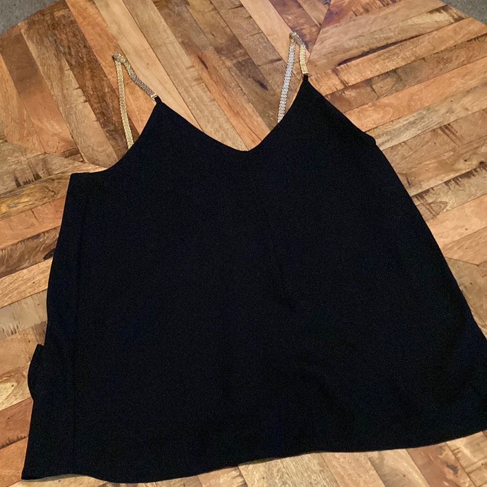 Express gold strap cami. XS